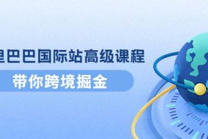 阿里巴巴国际站高级课程：带你跨境掘金，选品 优化 广告 推广