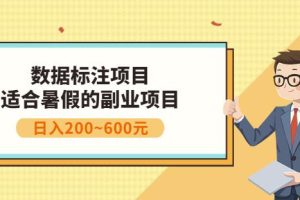 副业赚钱：人工智能数据标注项目，简单易上手，小白也能日入200