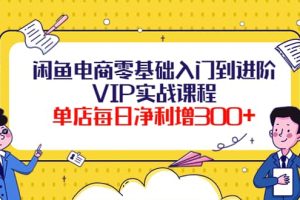 闲鱼电商零基础入门到进阶VIP实战课程