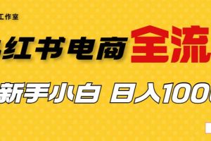 外面收费4988的小红书无货源电商从0-1全流程，日入1000＋