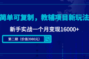 简单可复制，教辅项目新玩法（第2期 课程 资料)